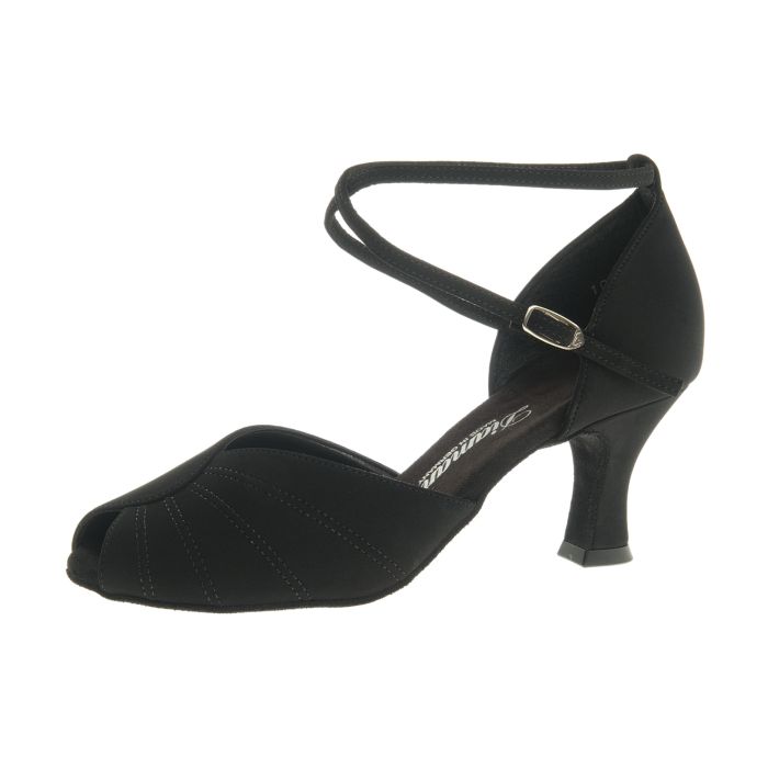 Diamant Damen Tanzschuh Latein 027-060-040 schwarz Nubuk Synthetik