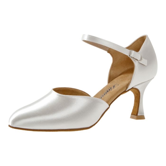 Diamant Damen Tanzschuh Standard 051-085-092 weiß Satin