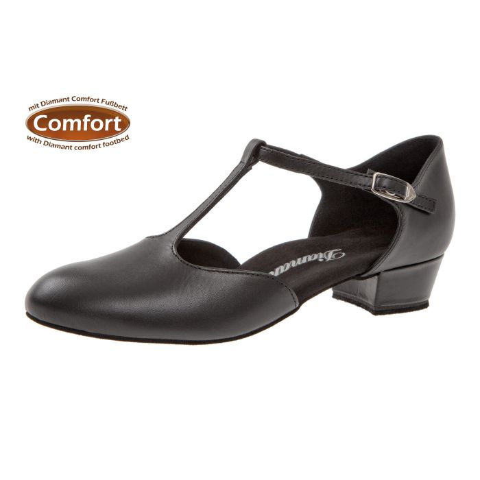 Diamant Damen Tanzschuh Standard 053-029-034 schwarz Nappaleder