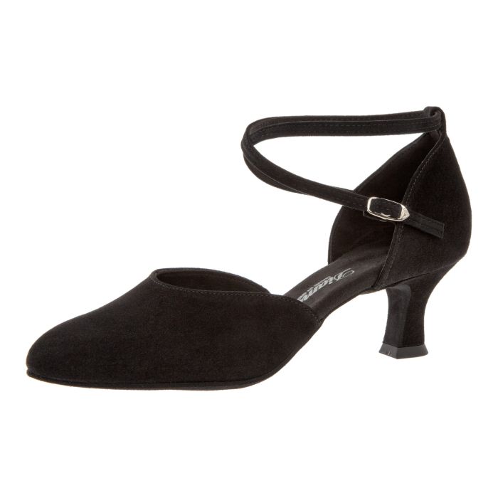Diamant Damen Tanzschuh Standard 058-068-001 schwarz Velourleder