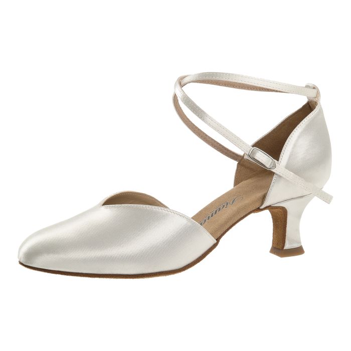 Diamant Damen Tanzschuh Standard 105-068-092 weiß Satin