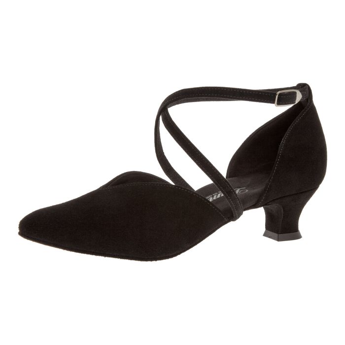 Diamant Damen Tanzschuh Standard 107-013-001 schwarz Velourleder