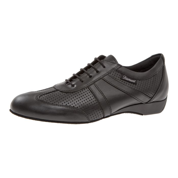 Diamant Herren Tanzschuh Ballroom Sneaker 133-225-042 schwarz Nappaleder / Leder perforiert
