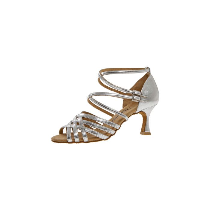 Diamant Damen Tanzschuh Latein 108-087-013 silber Synthetik