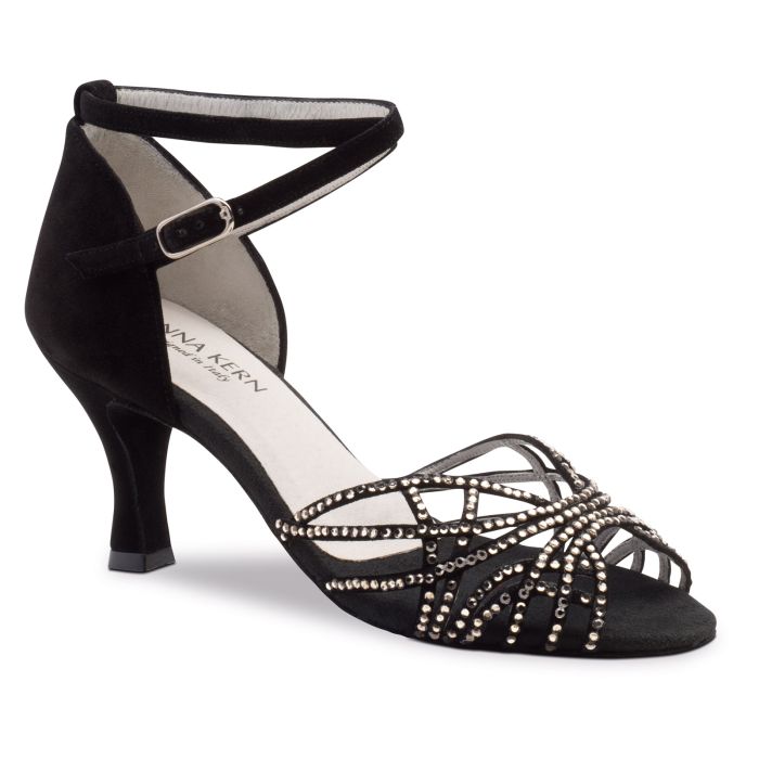 Anna Kern Damen Tanzschuh 700-60 black Suede black