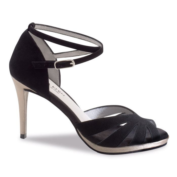 Anna Kern Damen Tanzschuh 910-80 black Suede black