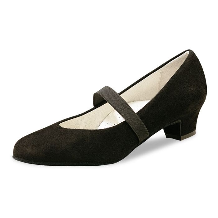 Werner Kern Damen Tanzschuh Daniela Samtziege Schwarz