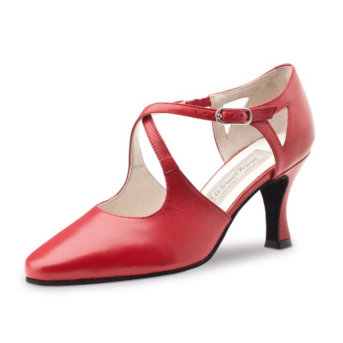Werner Kern Damen Tanzschuh Ines Nappa rot 6,5 Nappa rot